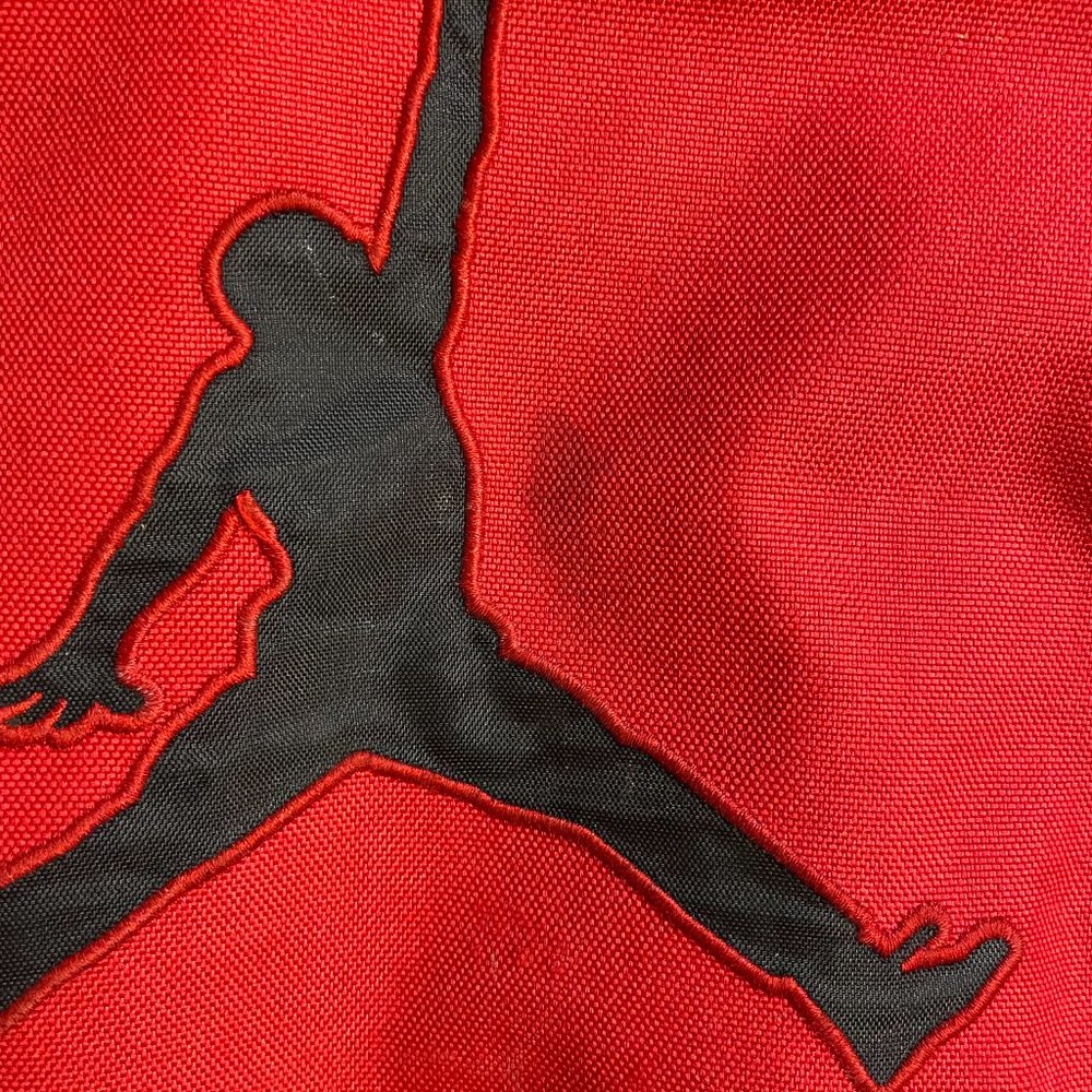 Red Vintage Jordan Drawstring Bag - Picture 3 of 4